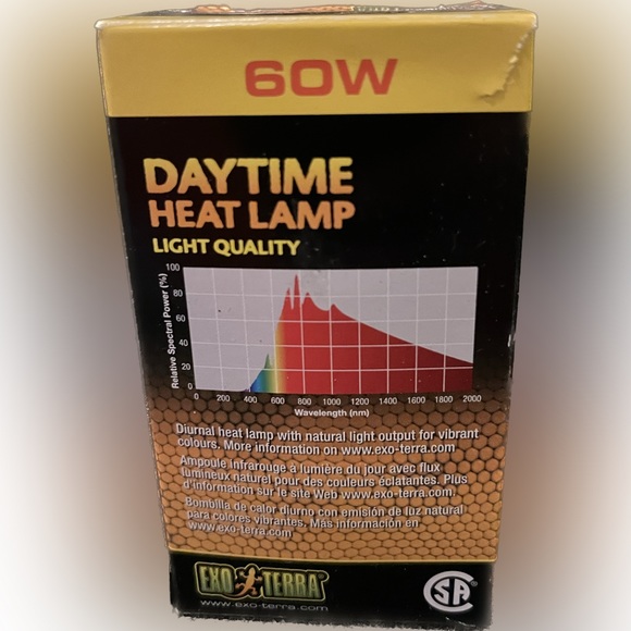 Exo Terra Daylight Heat Lamp 60 Watt - Picture 3 of 4
